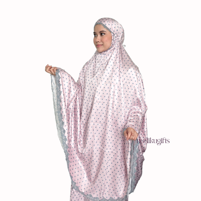 Telekung Polka Dot Kimya