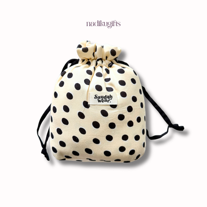 Telekung Polka Dot Saudah Wear