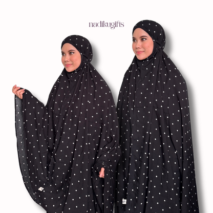 Telekung Polka Dot Saudah Wear