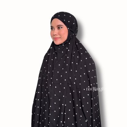 Telekung Polka Dot Saudah Wear
