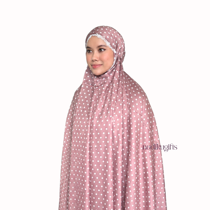 Telekung Polka Dot Kimya