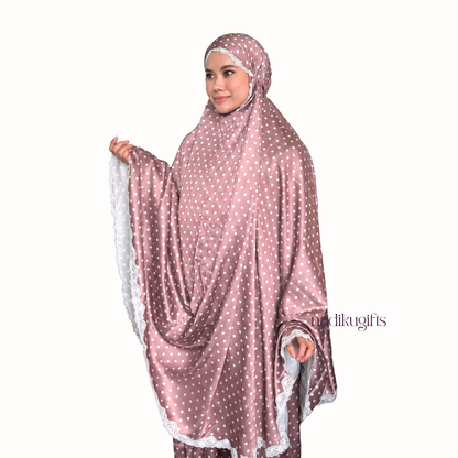 Telekung Polka Dot Kimya