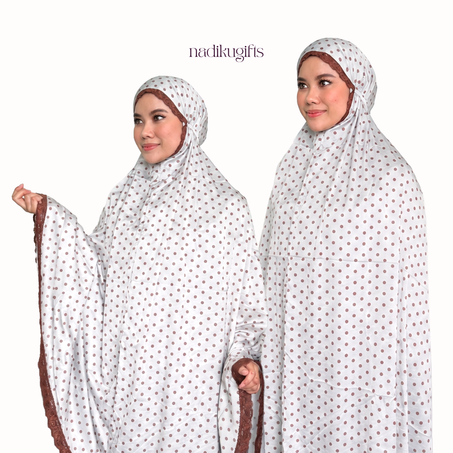 Telekung Polka Dot Kimya