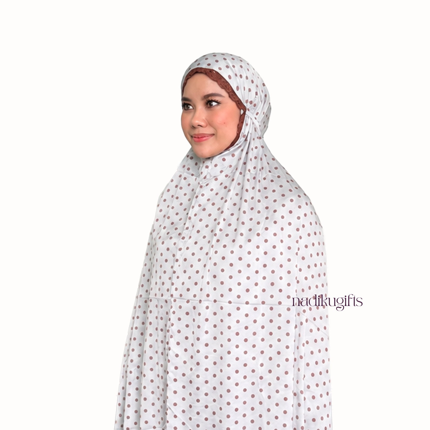 Telekung Polka Dot Kimya