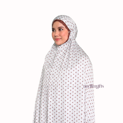 Telekung Polka Dot Kimya