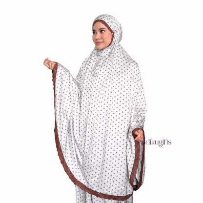 Telekung Polka Dot Kimya
