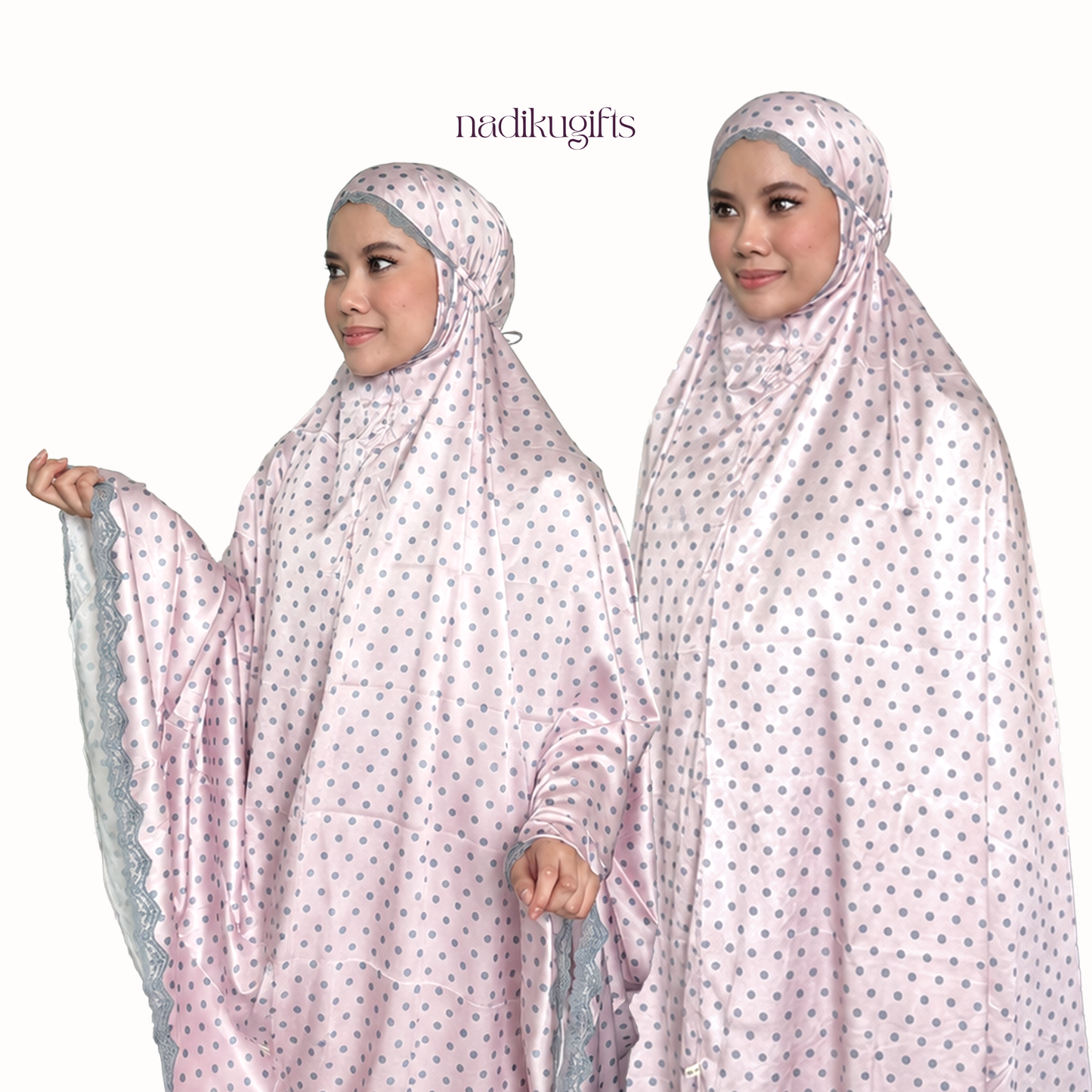 Telekung Polka Dot Kimya