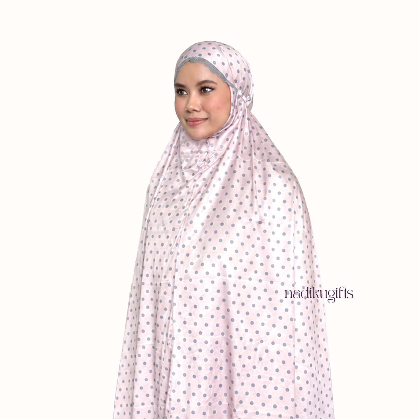Telekung Polka Dot Kimya
