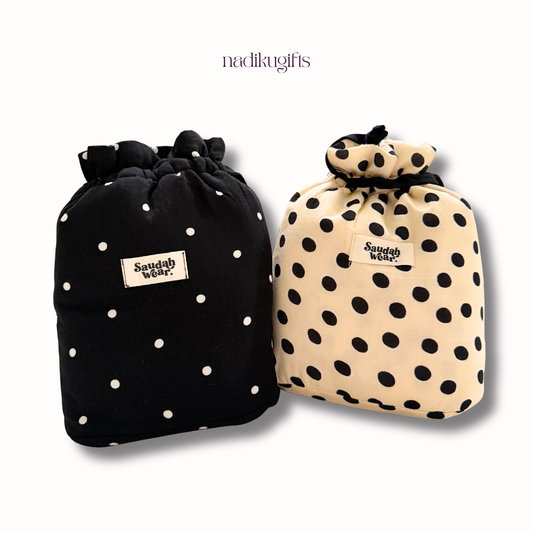 Telekung Polka Dot Saudah Wear